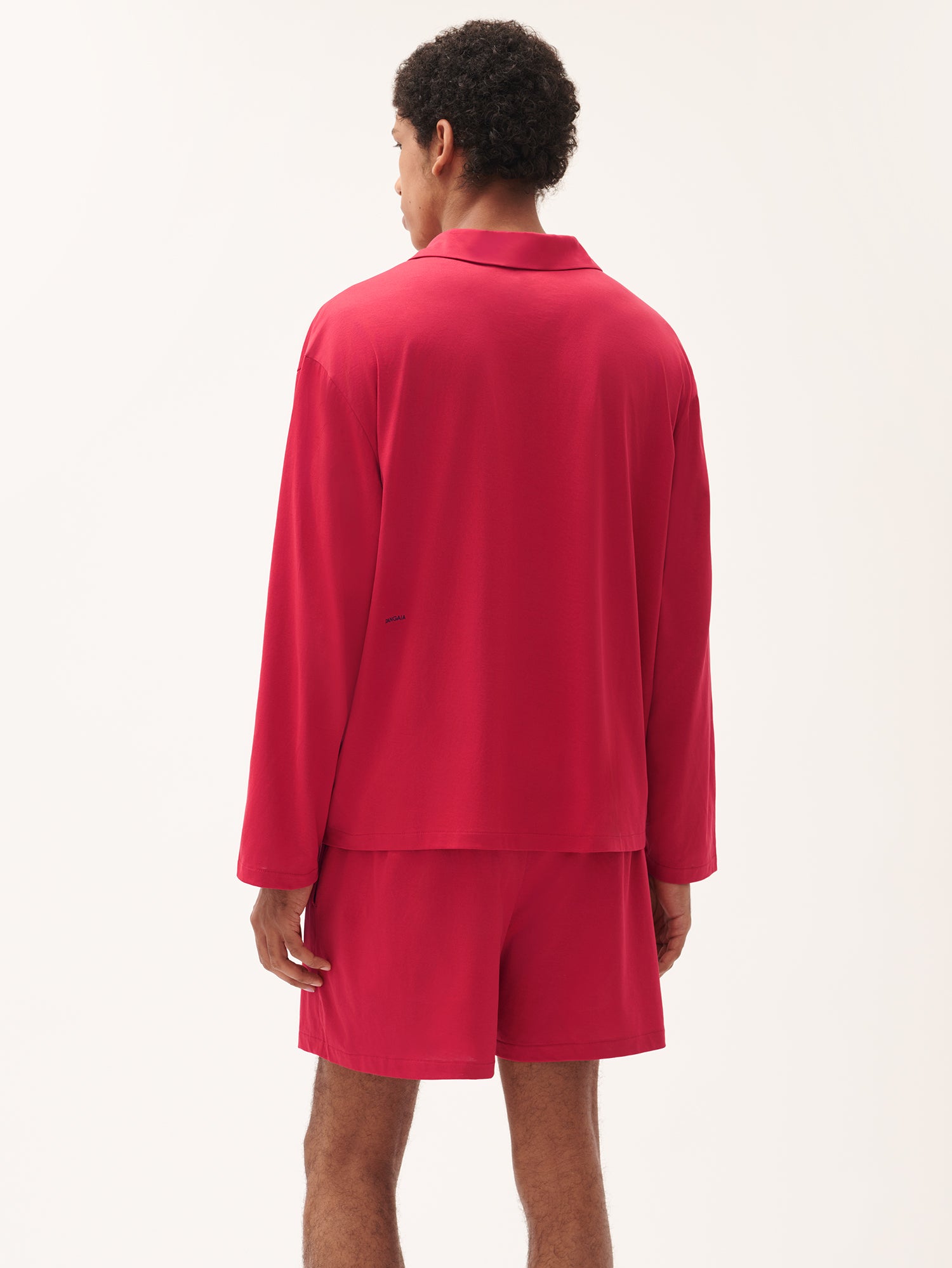 365_Lightweight_Short_Pyjama_Set_Goji_Red_Male