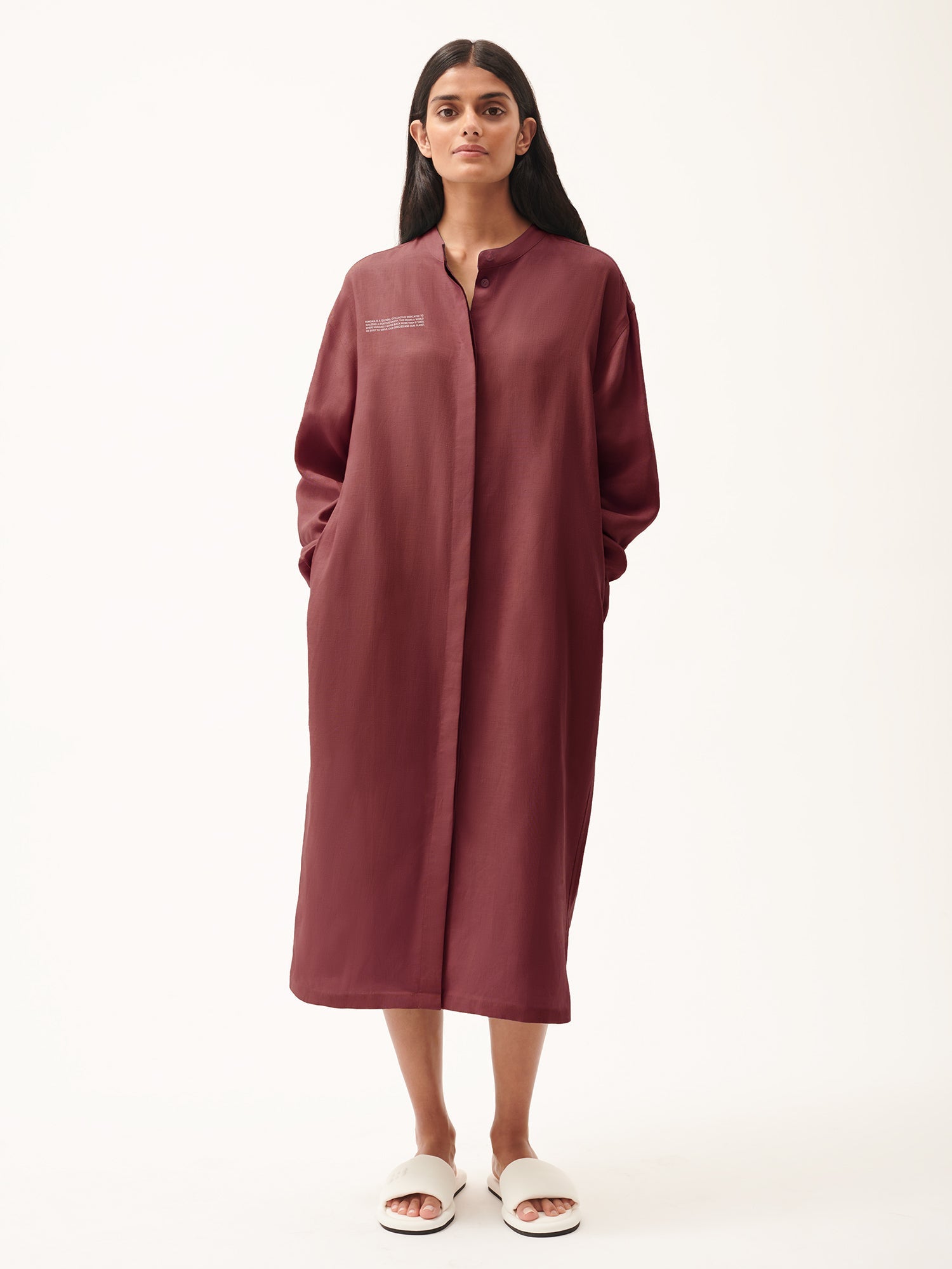 DNA_Linen_Dress_Garnet_Red-female-1