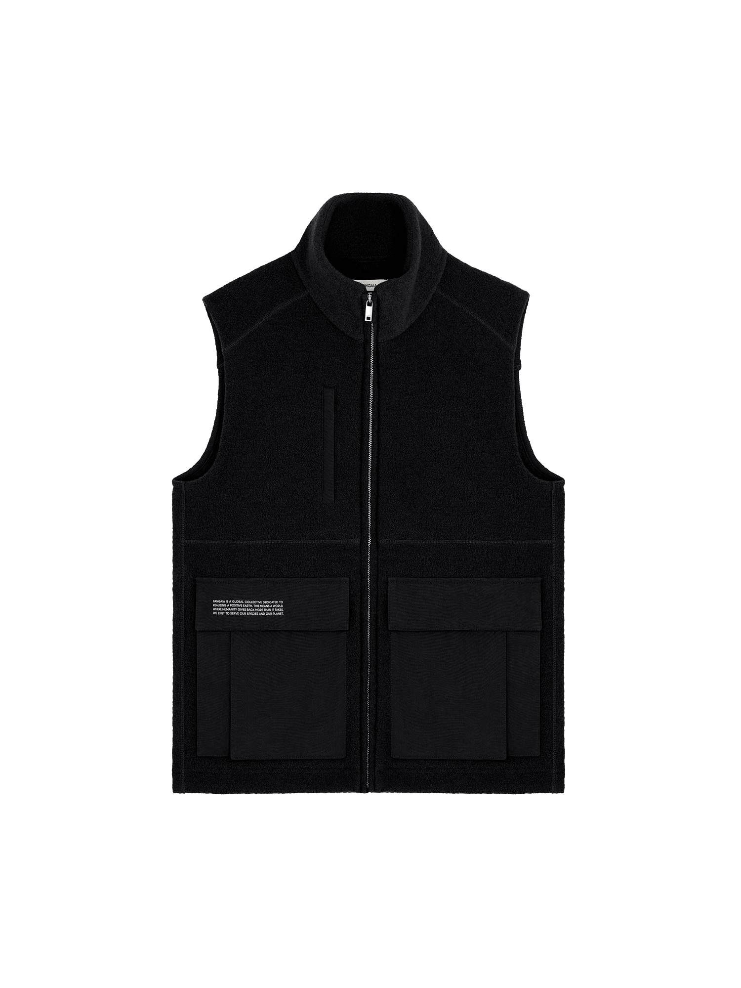Women's DNA Utility Wool Gilet—black