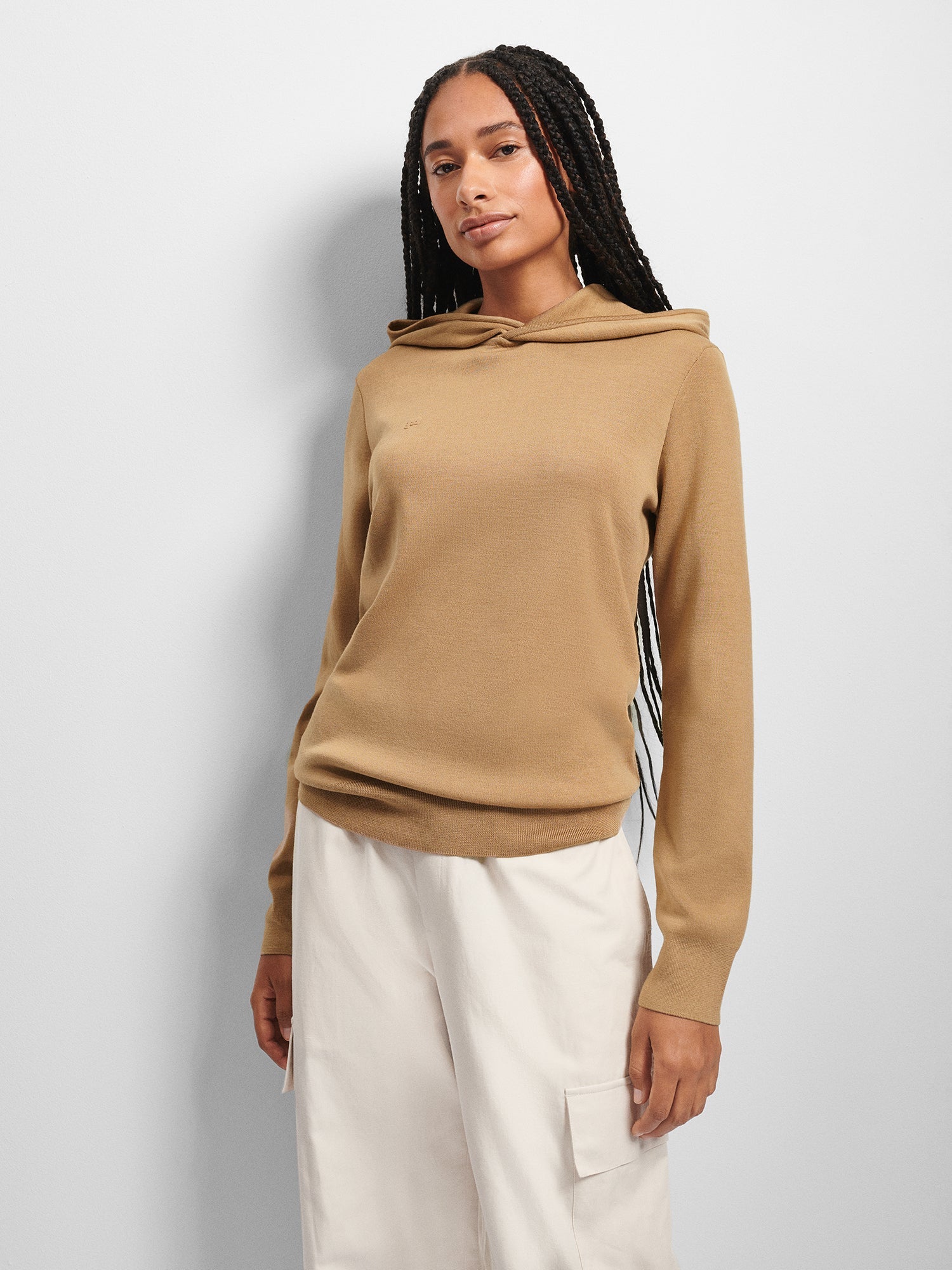 Merino_Knit_Slim_Fit_Hoodie_Camel_female-2