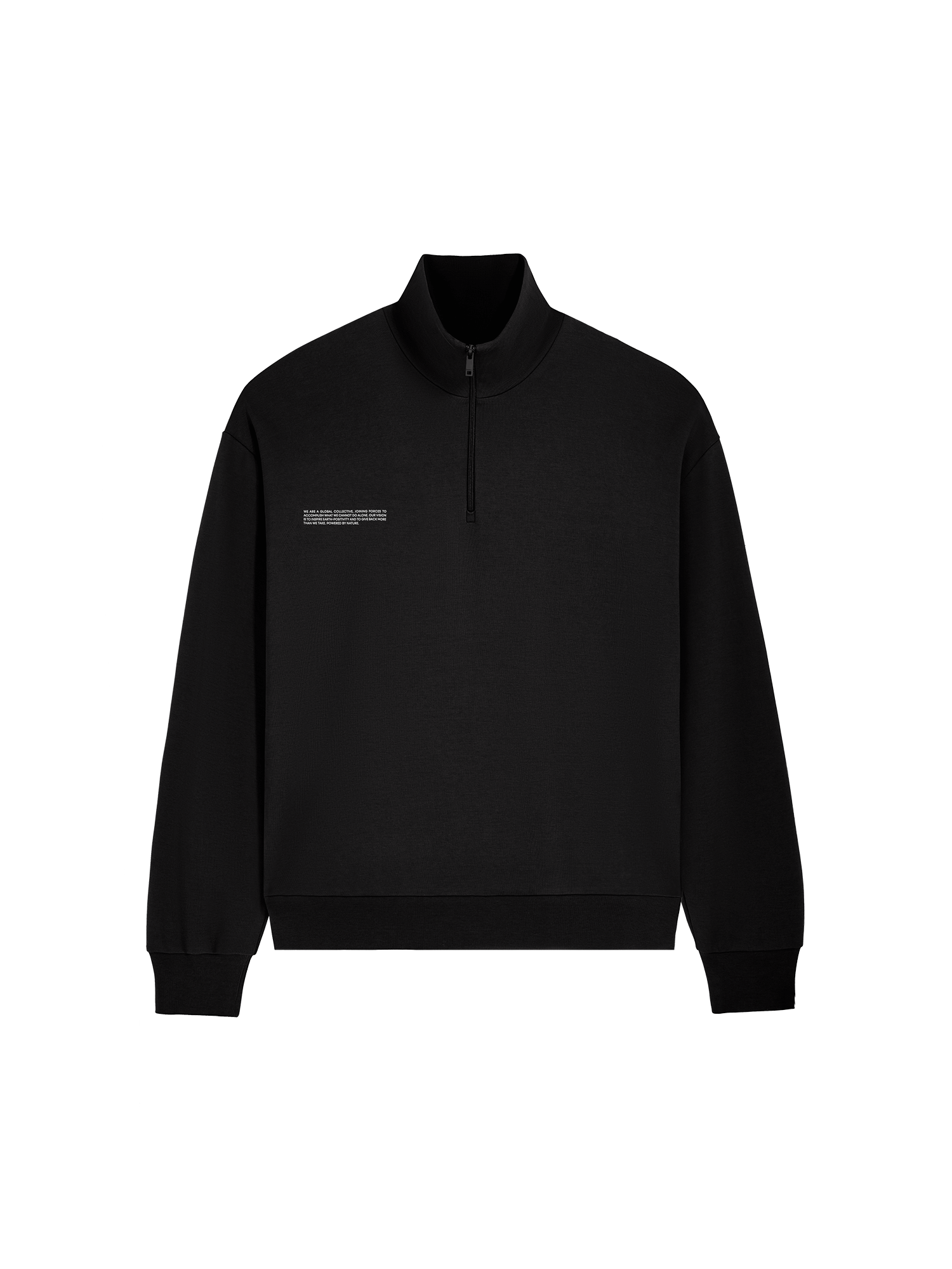 Recycled_and_Organic_Cotton_Half_Zip_Funnel_Neck_Sweatshirt_Black-packshot-2