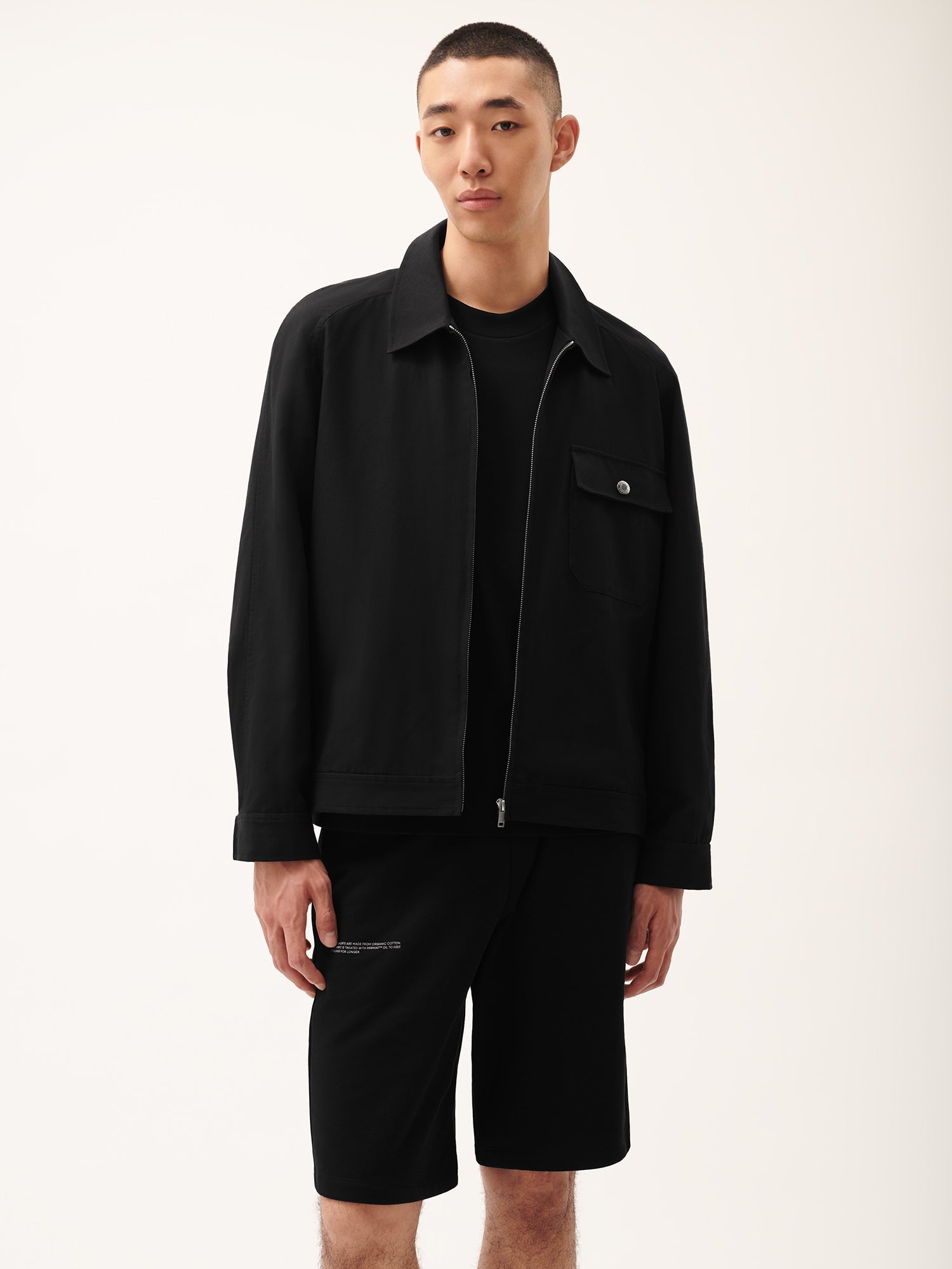 Unisex_Harrington_Jacket_Black_Male-1