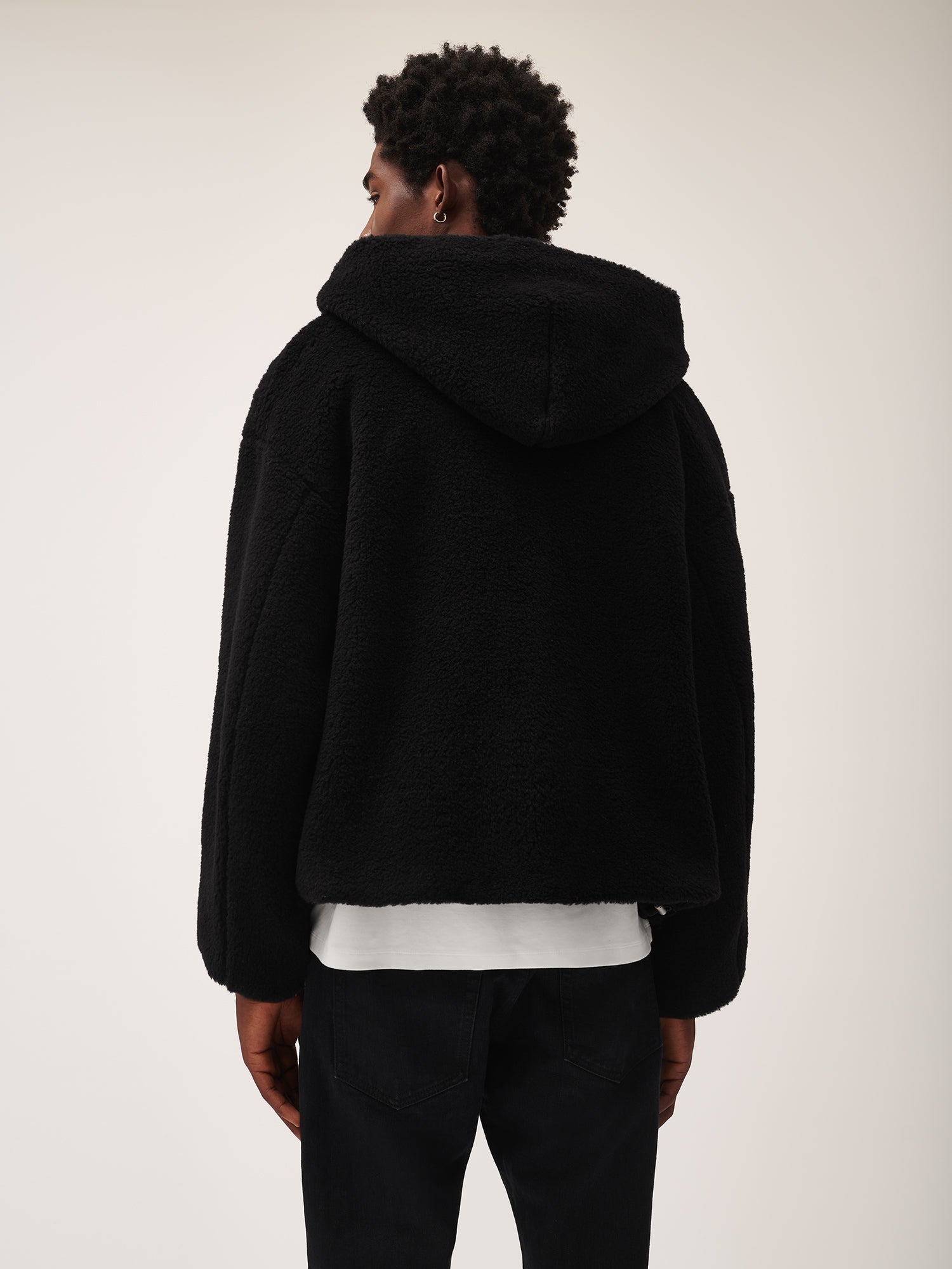 Unisex_Reversible_Outdoor_Fleece_Zip_Hoodie_Black-Male-3
