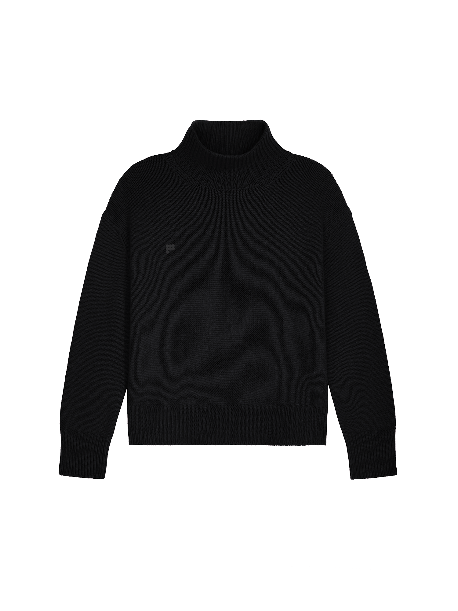 female_Recycled_Cashmere_Knit_-Chunky_Turtleneck_Sweater_Black-packshot-2