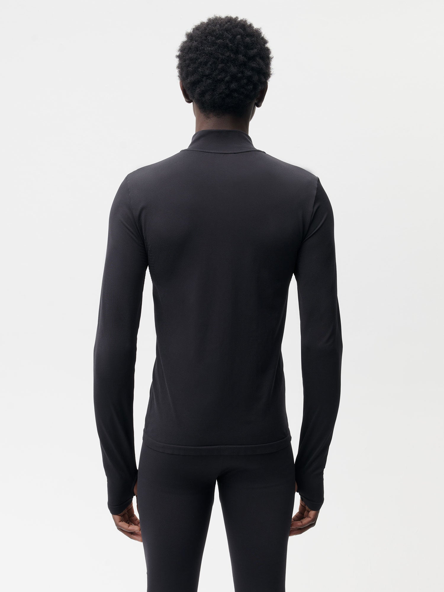 Activewear-3.1-Seamless-Half-Zip-Top-Black-Male-2