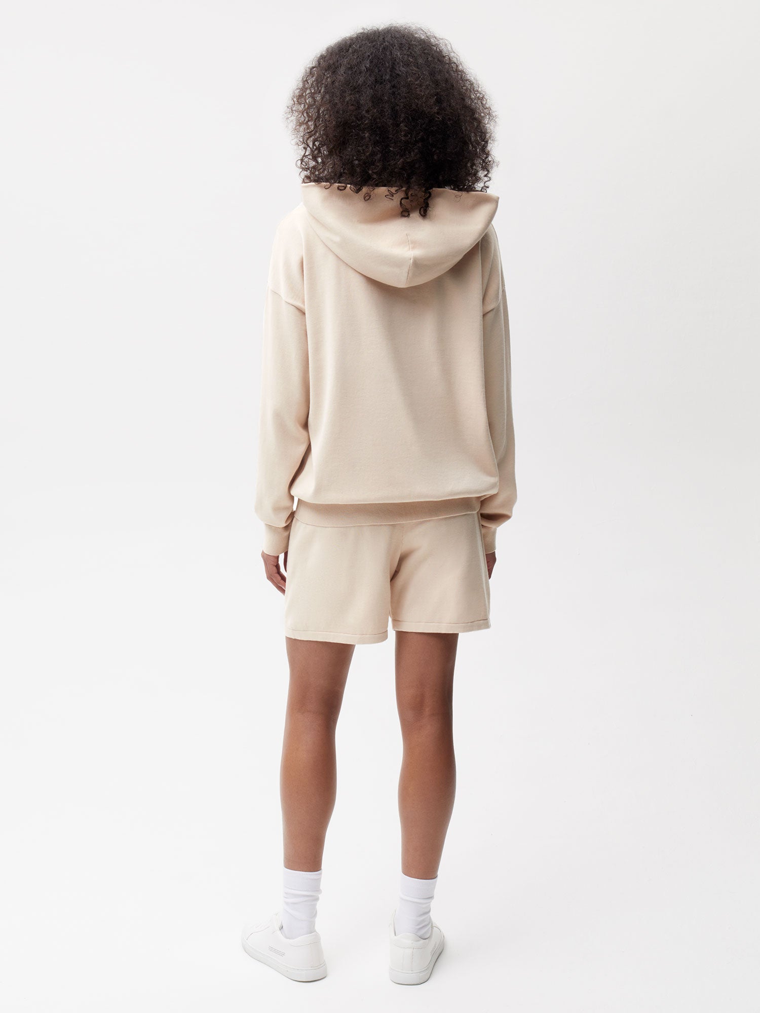 Cotton-Knit-Long-Shorts-Sand-Female-2