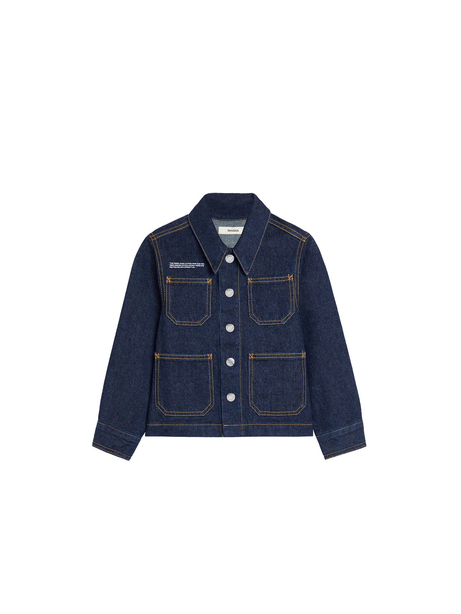 Kid's Denim Jacket—rinse wash-packshot-3