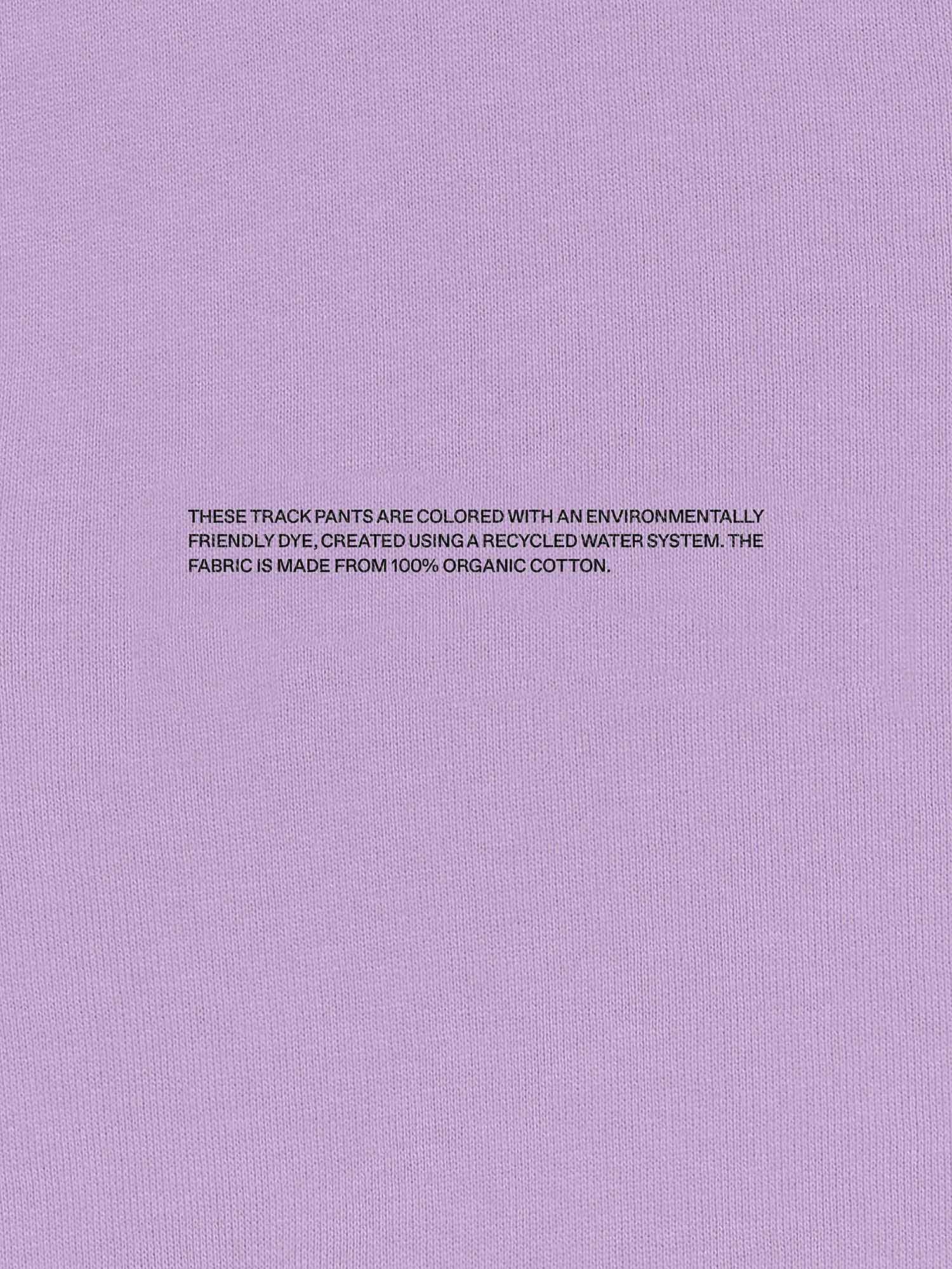 Kids Organic Cotton Track Pants Orchid Purple