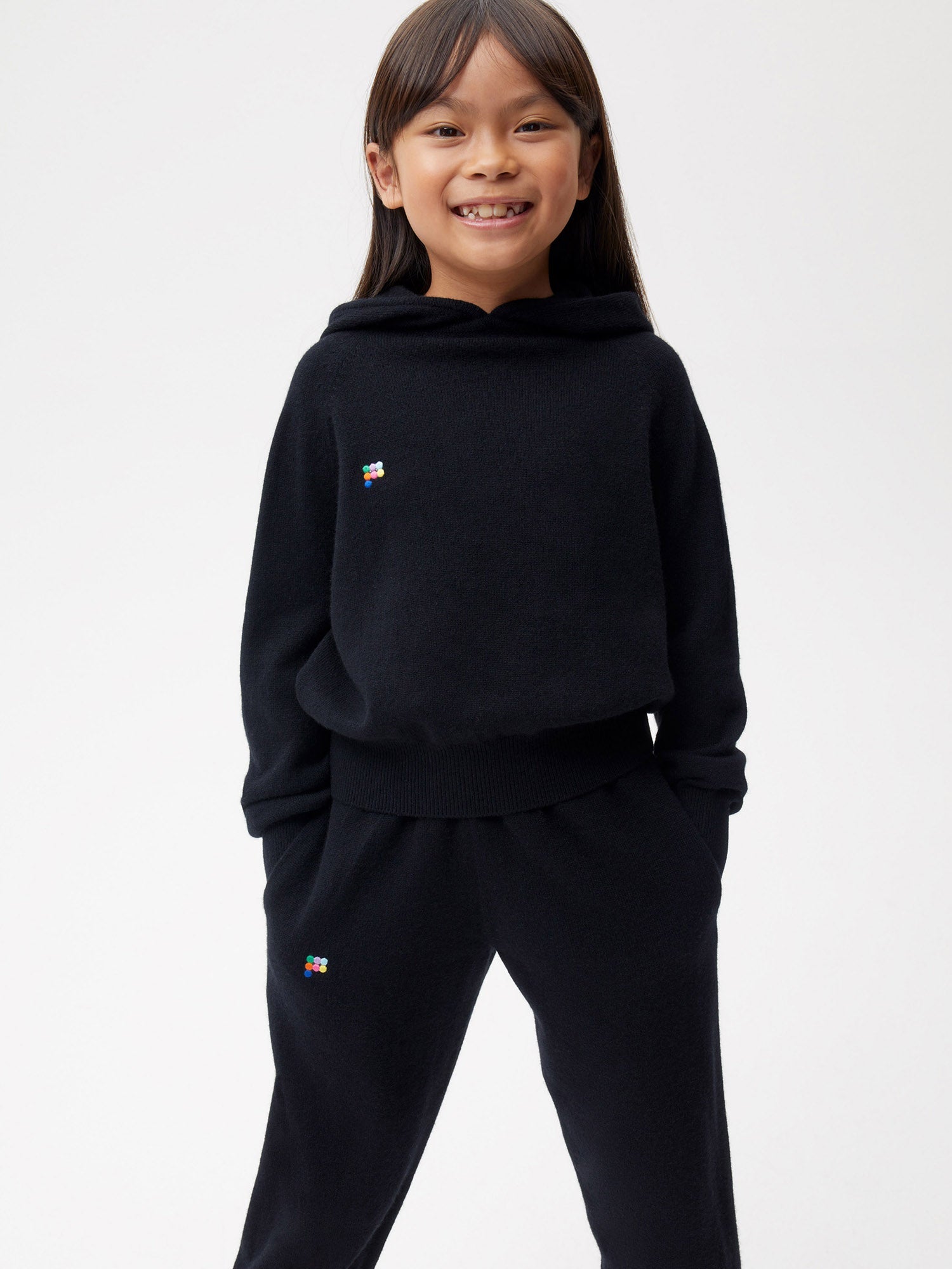 Kids-Recycled-Cashmere-Track-Pants-Black-4