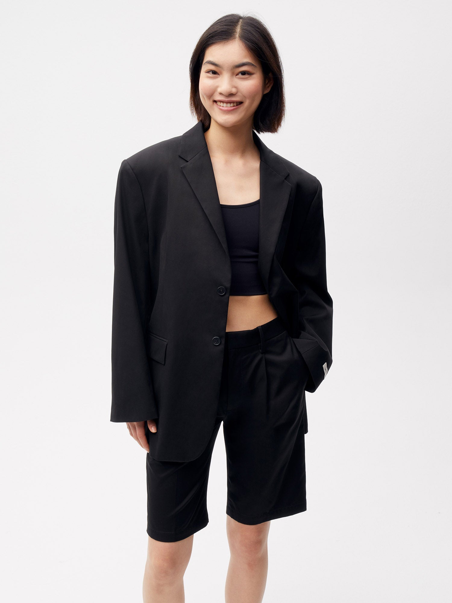 Organic Cotton Tailored Shorts Female