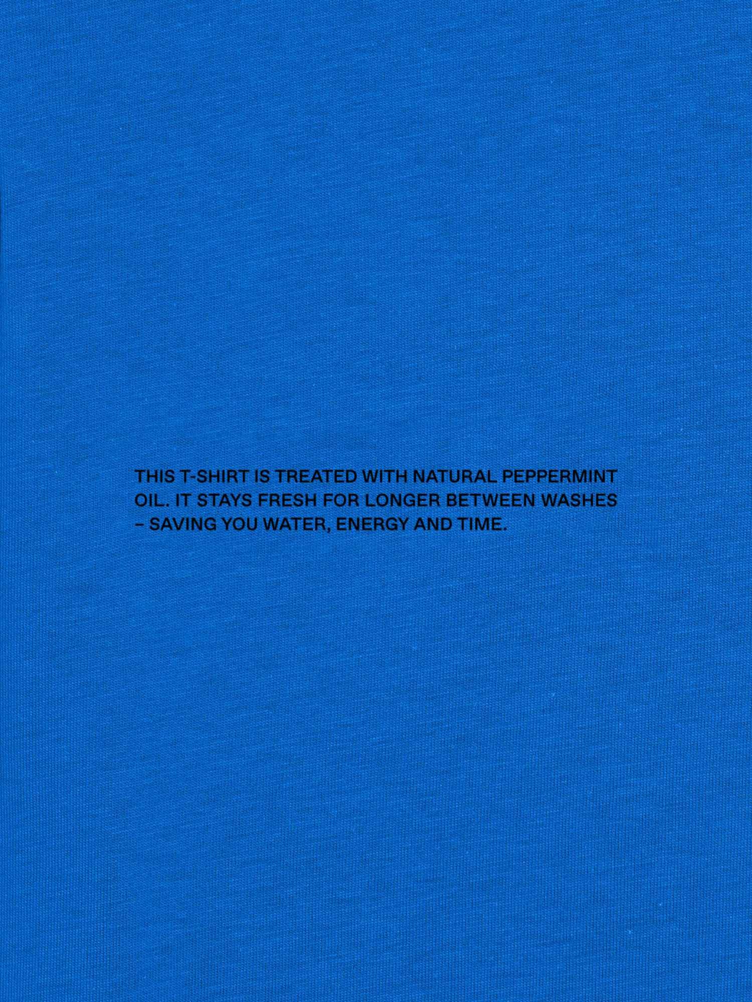 Peppermint Organic Cotton T Shirt Cobalt Blue